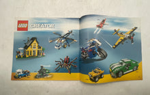 Load image into Gallery viewer, Lot Of 9 Pcs Assorted Lego Creator 3-In-1 Booklet Instructions Manuals
