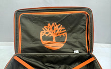 Load image into Gallery viewer, Timberland Unisex Black Orange Soft Side Rolling Travel Luggage Upright Suitcase
