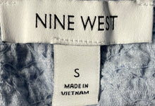 Load image into Gallery viewer, Nine West Womens Light Blue Short Sleeve Collared Polo Shirt Size Small
