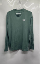 Load image into Gallery viewer, The North Face Mens Green Cotton Long Sleeve Crew Neck Pullover T-Shirt Size S
