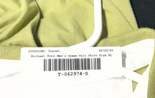 Load image into Gallery viewer, Michael Kors Mens Green Short Sleeve Collared Polo Shirt Size XL
