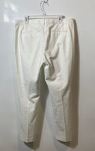 Load image into Gallery viewer, Michael Kors Womens White Flat Front Slash Pocket Straight Leg Dress Pants Sz 12
