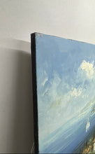 Load image into Gallery viewer, Vintage Mediterranean Coastal Scene Canvas Oil Painting Signed By T. Preston
