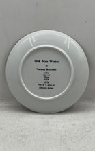 Load image into Gallery viewer, Normal Rockwell Old Man Winter 1979 Round Shape Decorative Collector Plate
