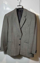 Load image into Gallery viewer, Peter Kent Mens Gray Long Sleeve Pockets Two-Button Blazer Size 42M
