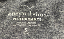 Load image into Gallery viewer, Vineyard Vines Boys Gray Long Sleeve Hooded Pullover T-Shirt Size Small
