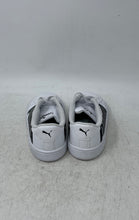 Load image into Gallery viewer, Puma Kids Suede Crepe 381707-02 White Black Lace-Up Sneaker Shoes Size 9C
