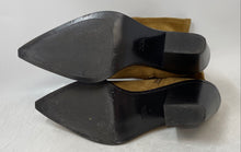 Load image into Gallery viewer, Zara Womens Brown Pointed Toe Side Zip Block Heel Ankle Booties Size EUR 40
