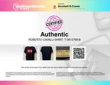Load image into Gallery viewer, Authentic Roberto Cavalli Mens Black Cotton Short Sleeve Graphic T-Shirt Size XL

