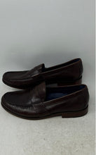 Load image into Gallery viewer, Cole Haan Mens Brown Leather Moc Toe Slip-On Penny Loafer Shoes Size 11M

