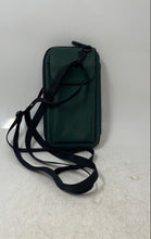 Load image into Gallery viewer, Duchamp London Womens Green Black Adjustable Crossbody Strap Phone Wallet
