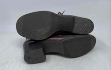 Load image into Gallery viewer, Enzo Angiolini Womens Brown Leather Lace-Up Block Heel Ankle Boots Size 8M
