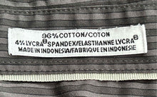 Load image into Gallery viewer, Calvin Klein Mens Gray Pinstripe Non Iron Classic Fit Collared Dress Shirt Sz XS
