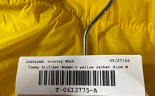 Load image into Gallery viewer, Tommy Hilfiger Mens Yellow Long Sleeve Full-Zip Windbreaker Jacket Size Medium
