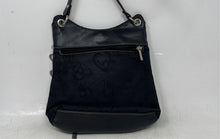 Load image into Gallery viewer, Unbranded Womens Black Heart Print Outer Pocket Adjustable Strap Crossbody Bag
