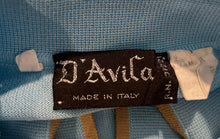 Load image into Gallery viewer, D'Avila Mens Blue Short Sleeve Collared Pullover Chest Pocket Polo Shirt Size L

