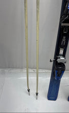 Load image into Gallery viewer, Atomic Unisex Adults Blue And Black Skis &amp; Poles Binding Set With Carrying Case
