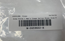 Load image into Gallery viewer, Nike Womens Air Force 1 Sculpt DC3590-001 Cream Yellow Sneakers Shoes Size 8
