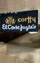 Load image into Gallery viewer, Cortty El Corte Ingles Womens Brown Stretch Front Slit A-Line Skirt Size Large
