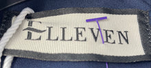 Load image into Gallery viewer, Elleven Womens Blue Notch Lapel Ruched Sleeve One-Button Blazer Sz 3XL With Tags
