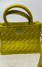 Load image into Gallery viewer, Steve Madden Womens Yellow Detachable Strap Shoulder Crossbody Bag With Tag
