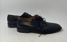 Load image into Gallery viewer, J. Murphy Mens Black Leather Cap Toe Lace-Up Derby Dress Shoes Size 9.5
