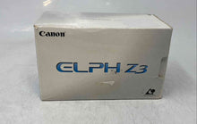 Load image into Gallery viewer, Canon ELPH Z3 Gray Point &amp; Shoot Film Camera With Carrying Case Not Tested
