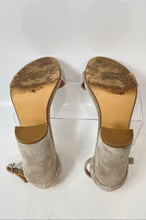 Load image into Gallery viewer, Steve Madden Womens Carrson Beige Open Toe Block Ankle Strap Heels Size 8M
