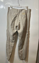 Load image into Gallery viewer, Armani Exchange Womens Light Beige Flat Front Tapered Leg Cargo Pants Size 4
