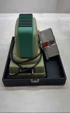 Load image into Gallery viewer, Midway Mansfield Green Hi-Fi Deluxe 35mm Slide Projector Not Tested
