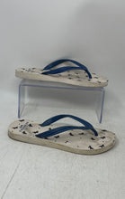 Load image into Gallery viewer, Coach Womens 7200002 Blue White Open Toe Slip-On Flip Flop Sandals Size 7B
