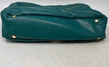 Load image into Gallery viewer, INC International Concepts Womens Green Faux Leather Bottom Studs Shoulder Bag
