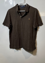 Load image into Gallery viewer, Polo Ralph Lauren Mens Brown Cotton Short Sleeve Classic Fit Polo Shirt Size M

