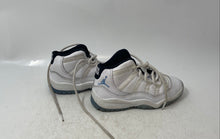 Load image into Gallery viewer, Nike Kids Air Jordan 11 Retro 378039-104 White Blue Sneaker Shoes Size 11C
