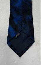 Load image into Gallery viewer, Looney Tunes Mens Blue Black Printed Adjustable Pointed Tie
