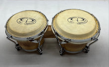 Load image into Gallery viewer, GP Percussion B2 Pro-Series Beige Wood Heavy-Duty Hardware Small Tunable Bongos
