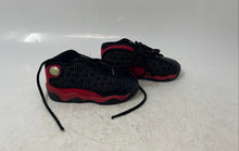 Load image into Gallery viewer, Nike Toddler Kids Air Jordan 13 414581-004 Black Red Sneakers Shoes Size 5C
