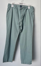 Load image into Gallery viewer, Gap Mens Blue Stretch Pockets Straight Leg Trouser Pants Size 31/30
