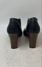Load image into Gallery viewer, Vince Camuto Womens Andrita Black Leather Peep Toe Ankle Booties Size 9M
