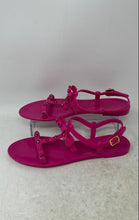 Load image into Gallery viewer, Kate Spade New York Womens Pink Studded Ankle Strap Flat Thong Sandals Size 38

