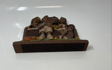 Load image into Gallery viewer, 1992 Cairn Studio Lee Sievers Mixed Doubles Hand-Painted Pecan Resin Figurine
