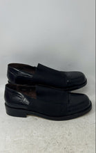 Load image into Gallery viewer, Olivier Mens Black Leather Slip-On Round Toe Formal Loafer Shoes Size 7-8
