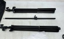 Load image into Gallery viewer, Portable Photography Lighting Equipment With Black Tripods Stands In Bag
