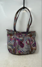 Load image into Gallery viewer, Vera Bradley Womens Multicolor Paisley Print Zipper Double Handle Tote Purse
