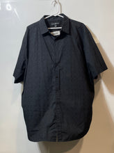 Load image into Gallery viewer, Beverly Hills Polo Club Mens Black Floral Short Sleeve Button-Up Shirt Size 3XLB
