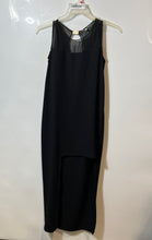 Load image into Gallery viewer, Zara Womens Black Sleeveless Keyhole Back Asymmetrical Hem Long Maxi Dress Sz S
