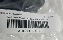 Load image into Gallery viewer, Logitech Pro Carl Zeiss Tessar Black Portable Clip-On HD 1080P USB Webcam
