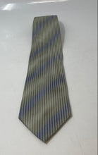 Load image into Gallery viewer, Alfani Mens Multicolor Striped Print Keeper Loop Adjustable Pointed Tie
