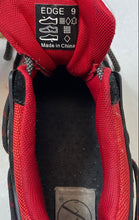 Load image into Gallery viewer, Javi Mens Edge Red Black White Low Top Lace-Up Sneaker Shoes Size 9
