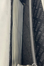 Load image into Gallery viewer, Steve Madden Womens White Silver Inner Pockets Chain Strap Crossbody Bag
